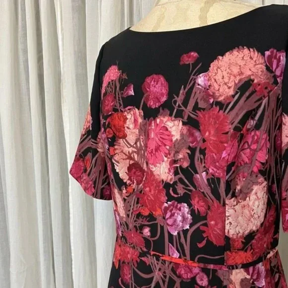 Adrianna Papell Floral Sheath Dress - Picture 3 of 6